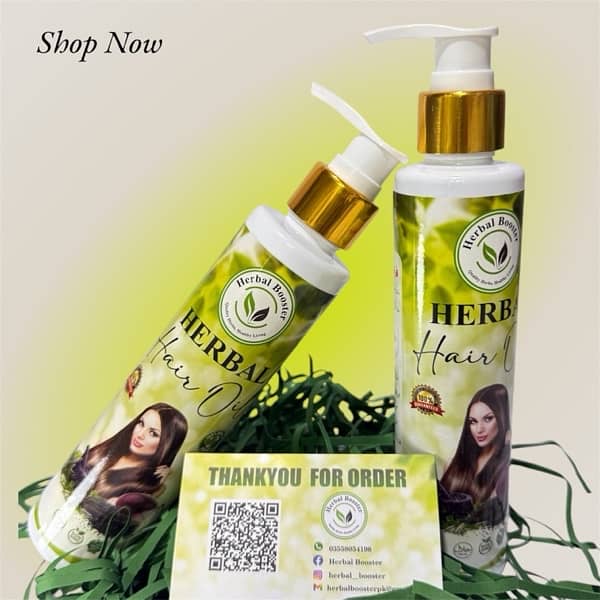 Herbal Hair Oil 100% Natural Guaranted Result 1