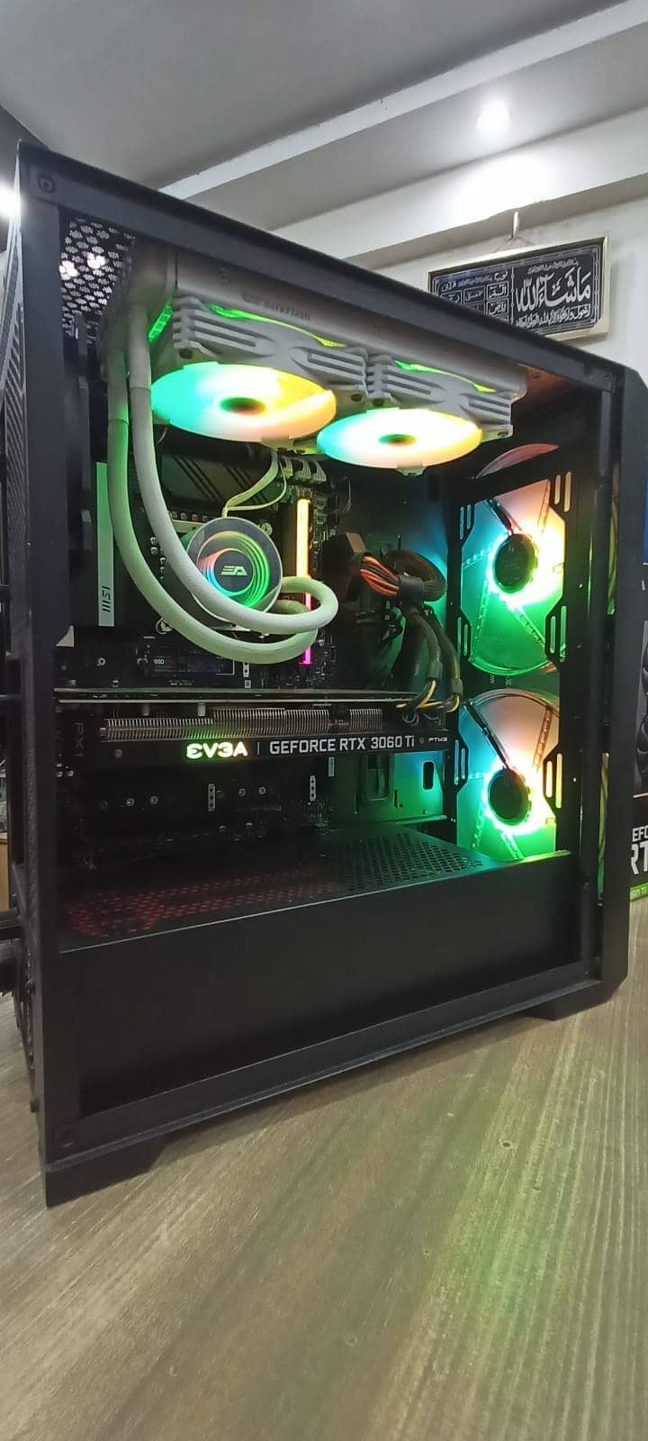 CORE i7-12th Gen 12700K MSI Z690 Pro Wifi with RTX 3060TI EVGA FTW3 4