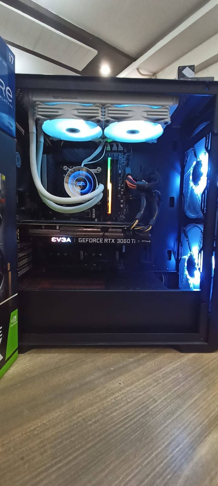 CORE i7-12th Gen 12700K MSI Z690 Pro Wifi with RTX 3060TI EVGA FTW3 11