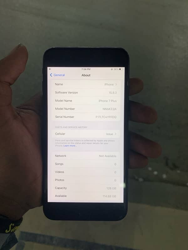 iPhone 7plus 128GB non pta 2