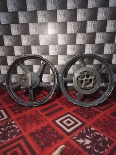 Honda cbf ,Suzuki gs . yamha ybr all bike working rims