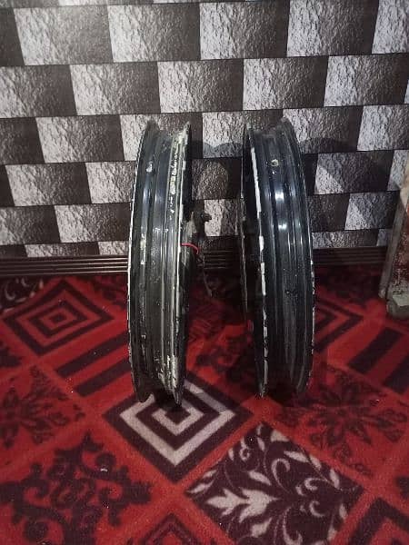 Honda cbf ,Suzuki gs . yamha ybr all bike working rims 2