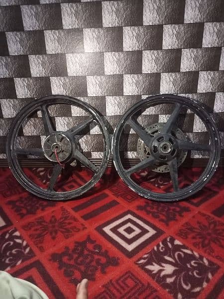 Honda cbf ,Suzuki gs . yamha ybr all bike working rims 3