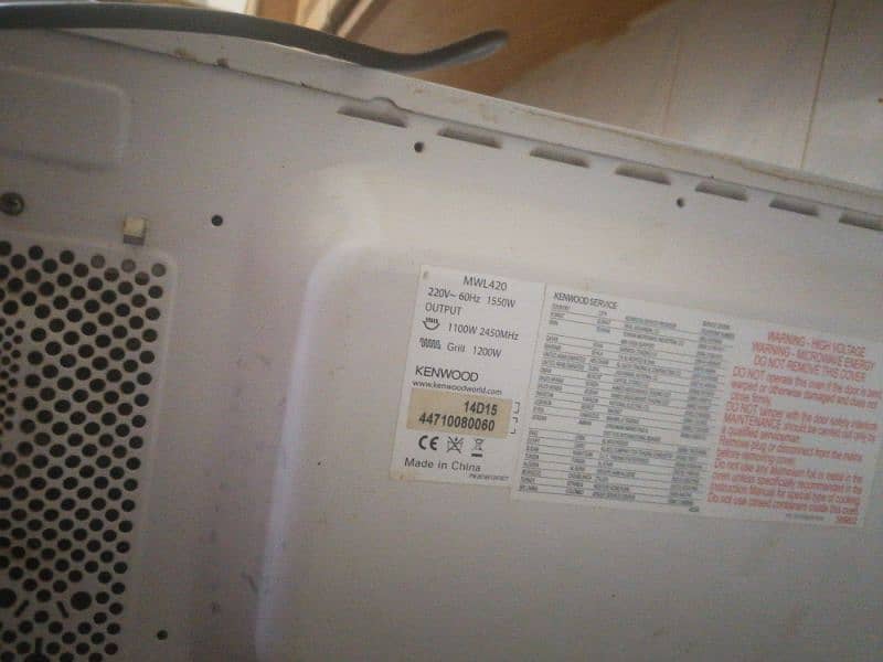 microwave oven, kenwood company 5