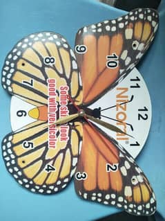 BUTTRFLY WALL CLOCK