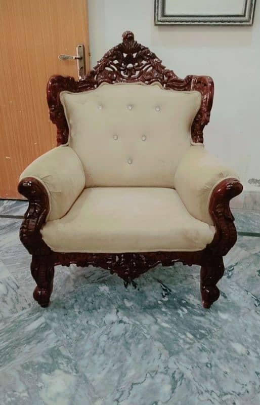 sofa chiniot pure wood hand craft making 8