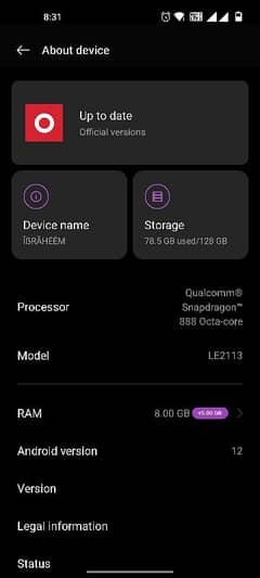 Oneplus 9 5g dual sim approved 0