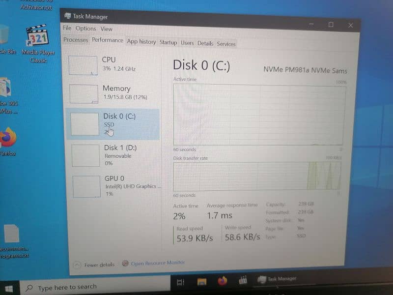 Dell 5400 i7 8th gen 16 GB RAM + glass less touch screen 13