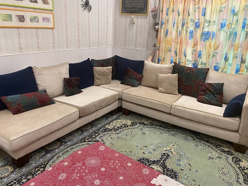 7 seater L Shape Sofa 2