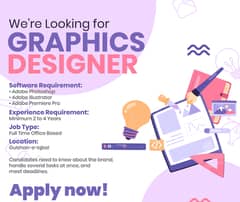 need a graphic designer