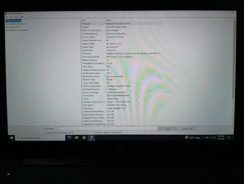 HP Zbook i7 7th Gen workstation - 4 GB Nvidia Quadro Graphic Card 5