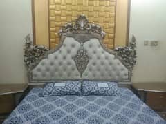 king size bed\ double bed \ bed set without mattress\ bed for sale