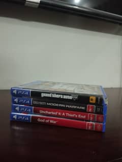 GTA 5 , Uncharted 4, God of War,Cod MW