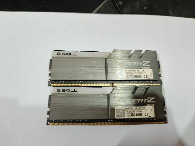 GSkill Trident z Rams 16 GB 3000 mhz CL 16 0