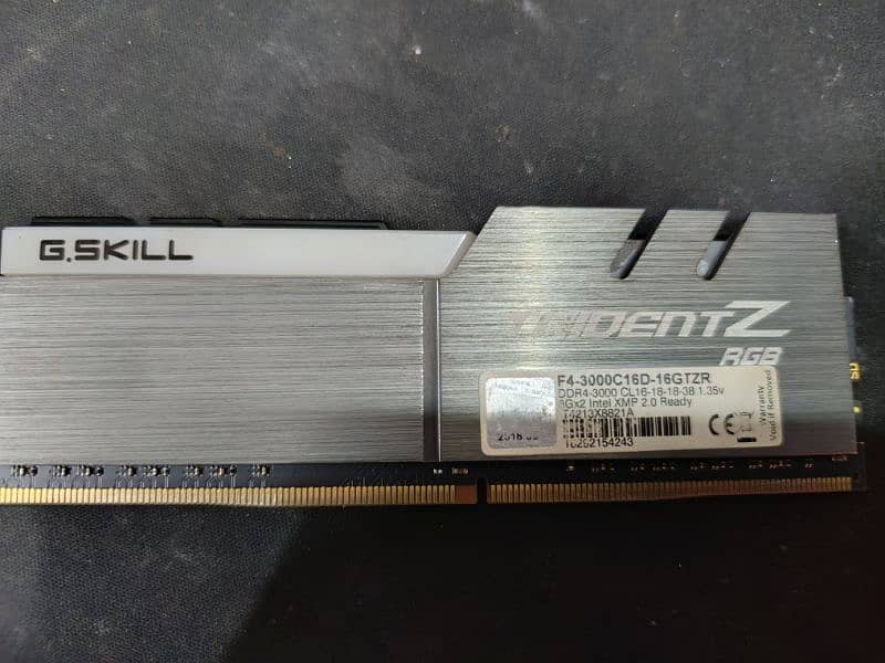 GSkill Trident z Rams 16 GB 3000 mhz CL 16 2