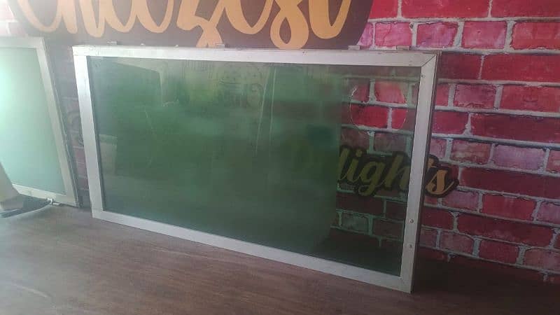 Glass door with aluminum frame for sale 1