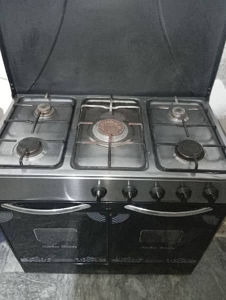 Cooking range without oven 1