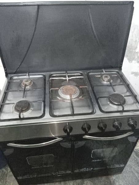 Cooking range without oven 2