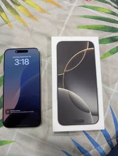 iPhone 16 Pro Max Natural Titanium color 256GB Non PTA 0