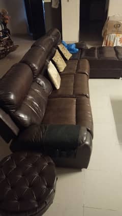 L shaped sofa