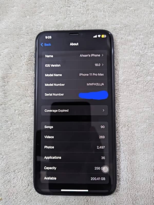 I Phone 11 pro max 256gb (FU) 9