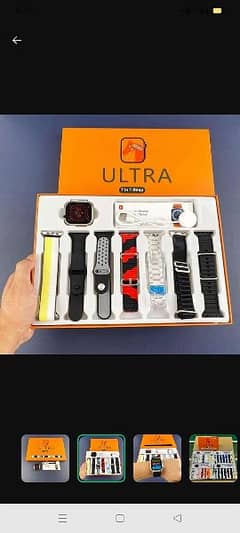 7 strap watches + vlogging device bilkul new