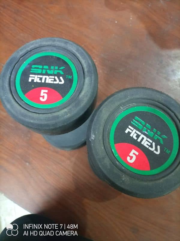 5kg Dumbells pair. 1