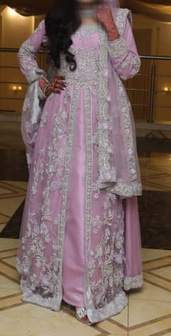 Bridal Wear| Lilac| Walima Dress| Maxi