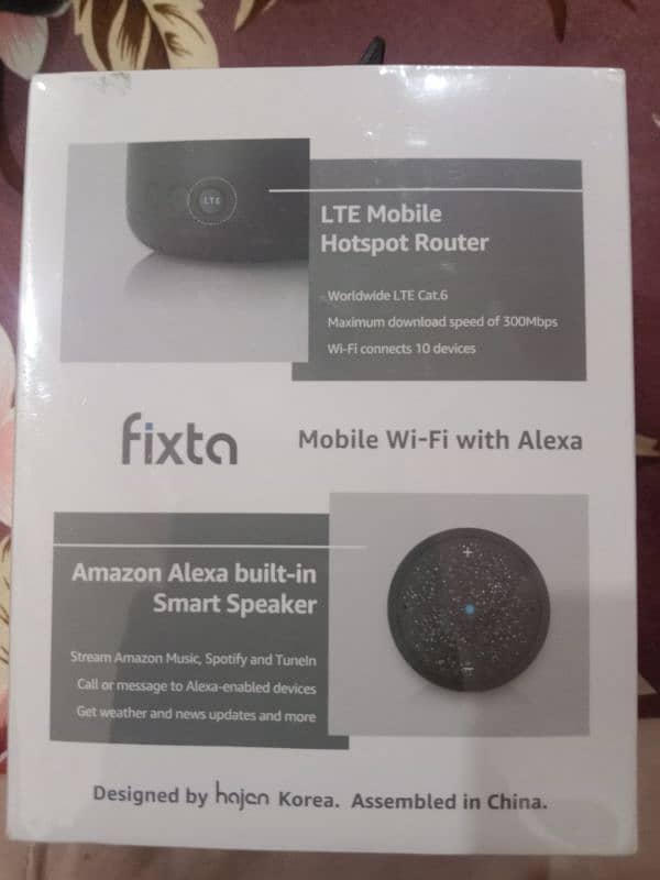 fixta mobile wifi with Alexa 1