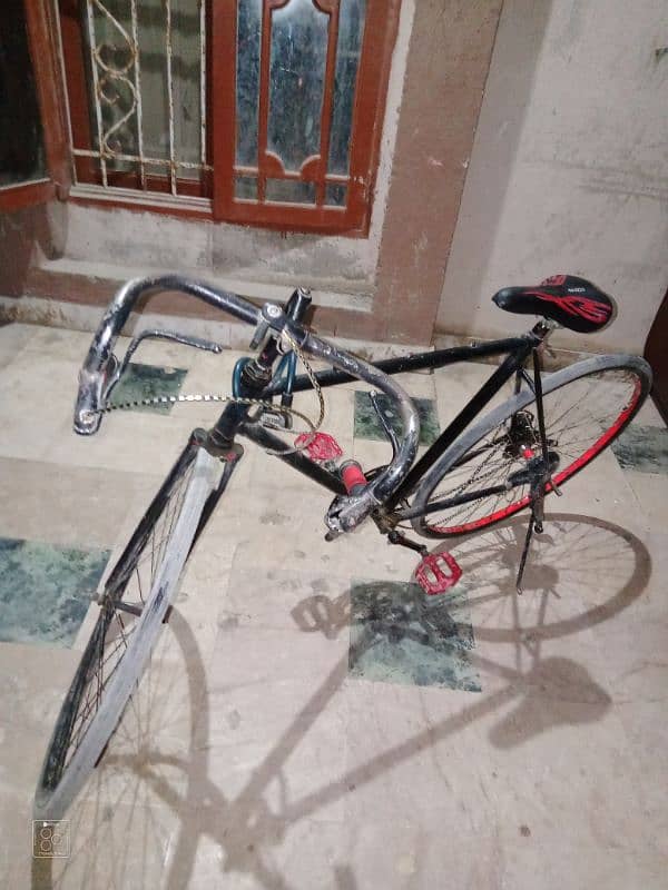 sports bicycle with gear and Tyre tube bhi new ha best quality sab ok 3