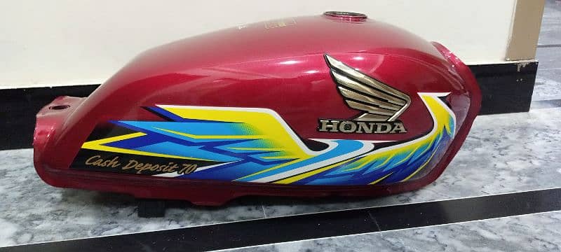 Honda CD 70 orignal Tanki tappe  and mirror 2