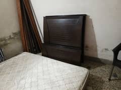 single 2 beds bed set with mattress