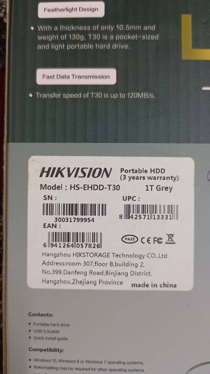 Hard drive 1TB 1