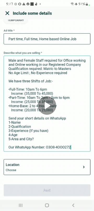 part time, full time and home base online job 0