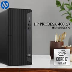 HP ProDesk 400 G7 - i7, 16GB RAM, SSD, UHD 630, Windows 10 Pr, 1tb hdd 0