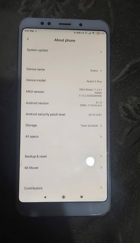 Redmi note 5 plus (exchange possible ) 1