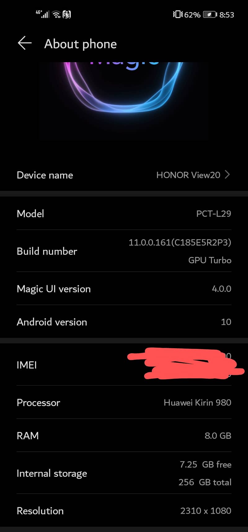 Honor View 20 (256gb) (Non-pta) 3