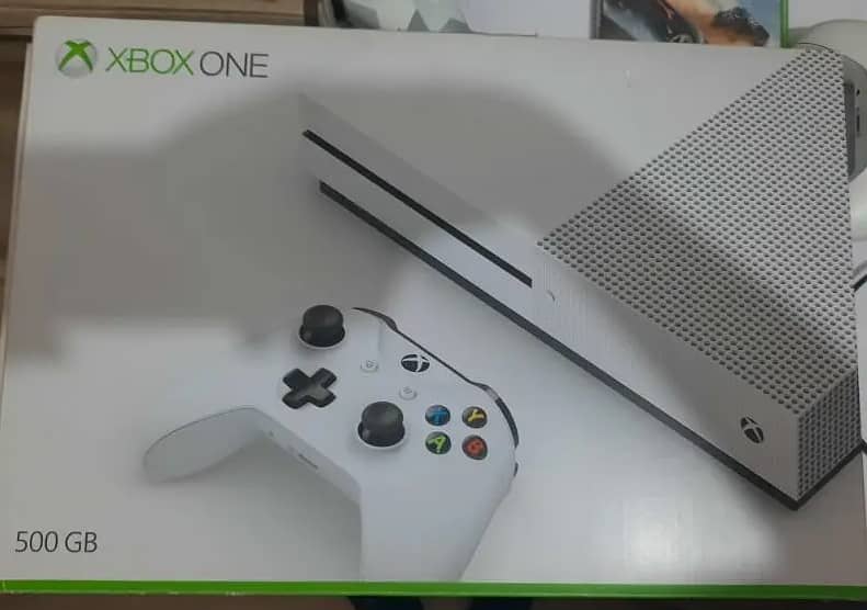 xbox One S 500 GB with box and all orignal accessories 7