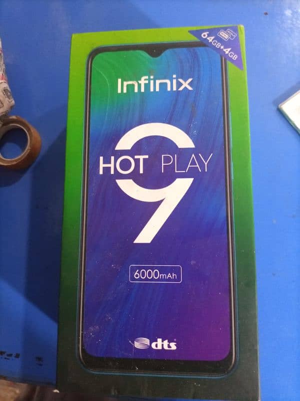 infinix hot 9 play 4 64 diba sath he pta approved 8