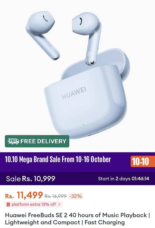 Huawei Buds SE 2 6