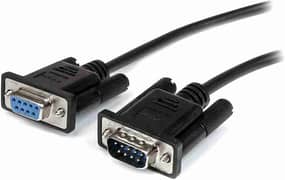 RS232 Male To Female DB9 Cable Length: 1 Meter 9Pin DB9 Male to 9Pin