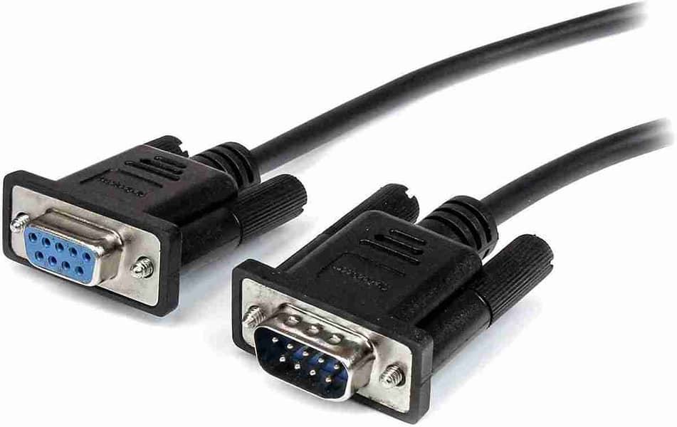 RS232 Male To Female DB9 Cable Length: 1 Meter 9Pin DB9 Male to 9Pin 0