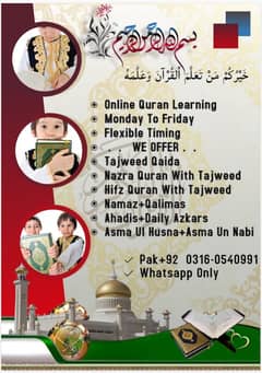 Online Quran Teaching Kids & Womens