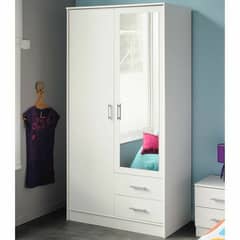 WOOD WARDROBE TWO DOOR