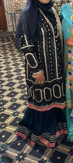 gharara shirt and dupatta