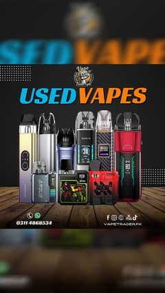 USED VAPES | SECOND HAND VAPES | OXVA | SMOK | POD & MOD | VAPETRADER 0