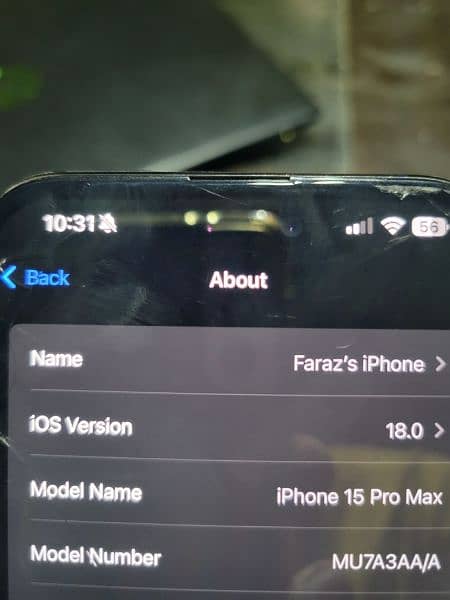 IPhone 15pro max pta 256 gb 5