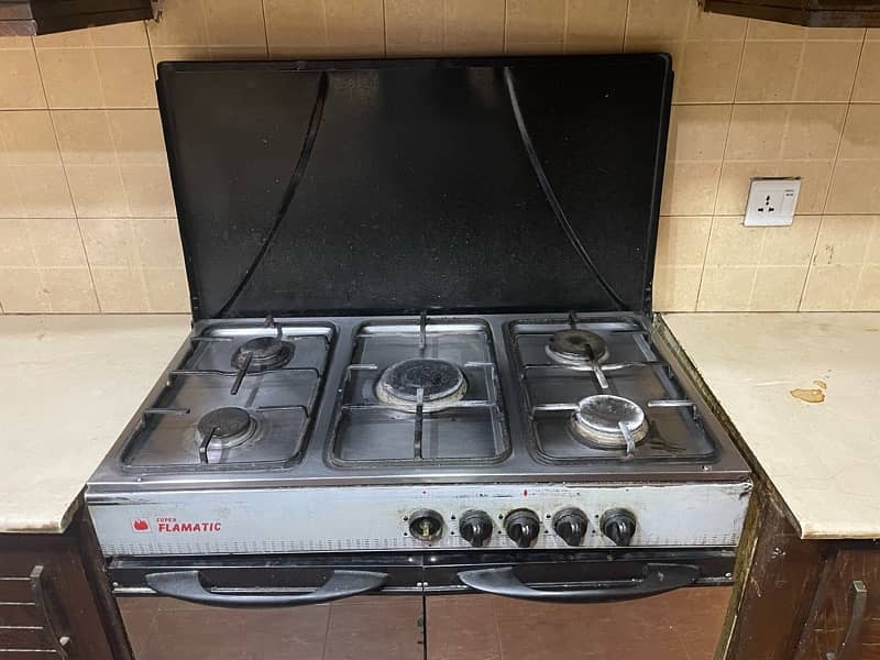 5 Burner Cooking Range 2