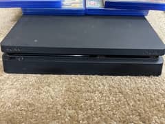 PS4 SLIM WITH BOX AND 2 CONTROLLER