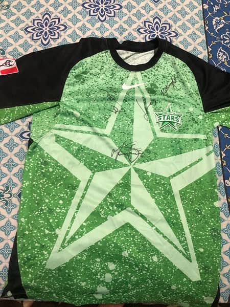 Australia cap Melbourne Stars Shirt With Australian Players Signature 4